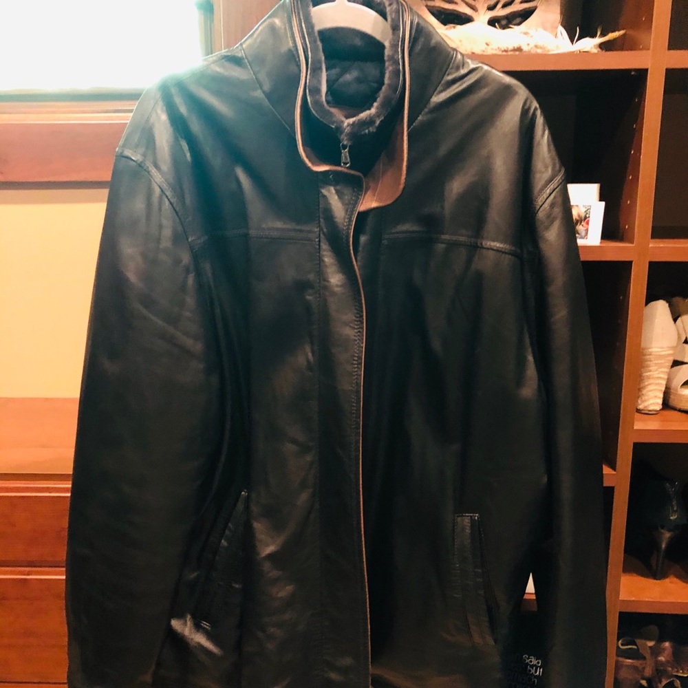 Remy leather jacket black